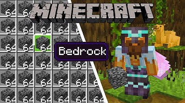 How to Get Bedrock in 100% Survival Minecraft! ( NEW Bedrock Farm 1.20+) MCPE,PS,XBOX,PC,Switch