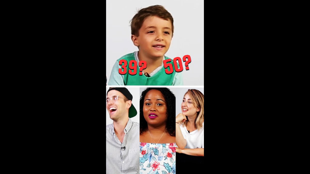 Kids Guess How Old Adults Are