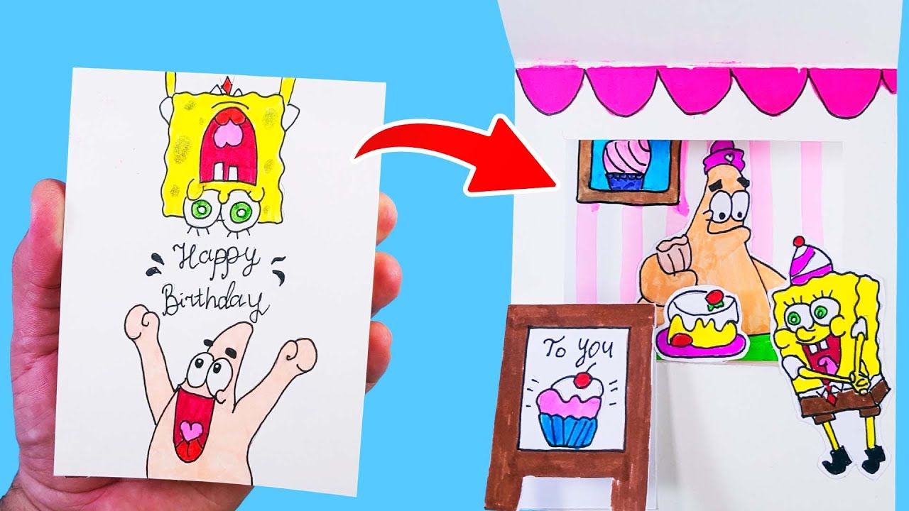Spongebob Happy Birthday Card Craft Ideas With Spongebob How To Make spongebob-happy-birthday-card-craft-ideas-with-spongebob-how-to-make