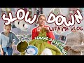 Slow down with me VLOG - knitting myself off sleeve island 🐌🌴🧶