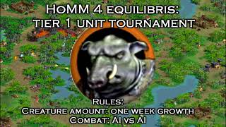 HoMM 4 Equilibris: tier 1 units tournament 1 week vs 1 week AI vs AI Part 17