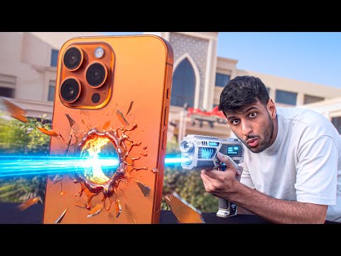 هل منتجات الاعلانات حقيقية او كذب ( سلاح ليزر يحرق ايفون !!😨)