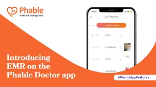 Introducing Electronic Medical Records (EMR) On Phable Doctor App | Phablecare screenshot 5