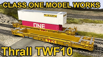 Review: Class One Model Works Thrall TWF10 Well Car [HO Scale]