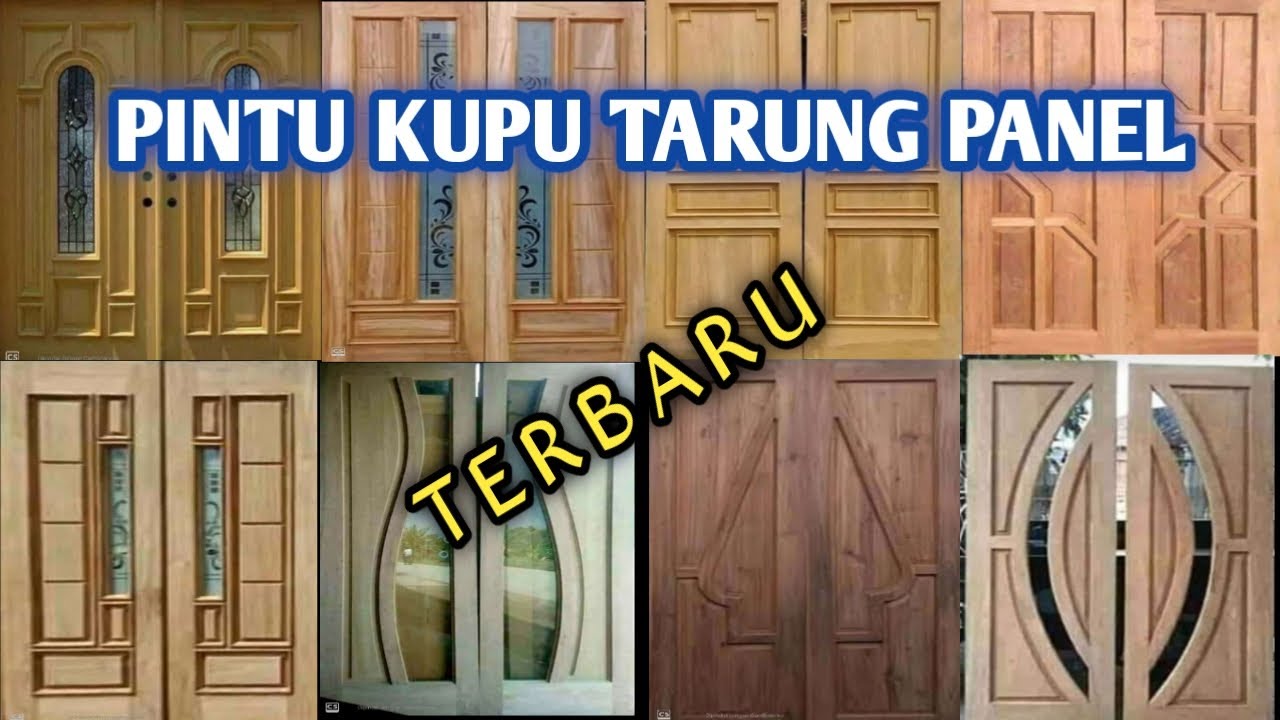  PINTU  KUPU TARUNG PANEL MINIMALIS  TERBARU  YouTube