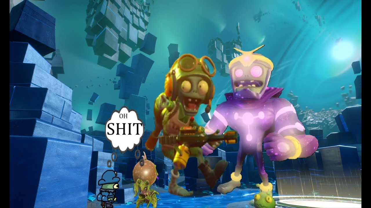 A Plant and a Zombie Team Up with Infinity Time 