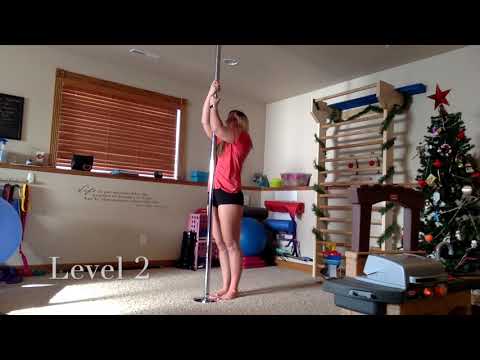 Tips by Tina - Pole Fitness Warm up: Pole Up / Tina H