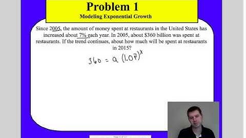 Ch. 7-7 Part A Exponential Growth and Decay.mp4