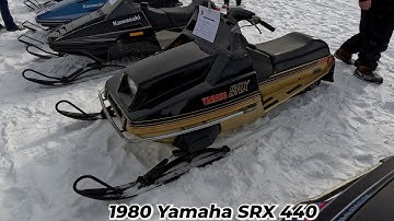 1980 Yamaha SRX 440 Snowmobile