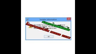 สอนแกคนทตดตงโปรแกรมไมไดแลวขน Error 2503 Windows 7,8,10