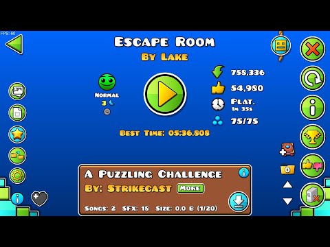 Видео: geometry dash часть 84 - ESCAPE ROOM