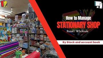 How To Use Stock And Account Book Software for Stationary Shop | Retail & Wholesale #billingsoftware