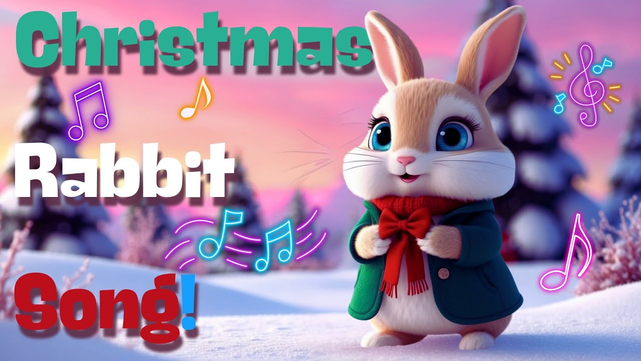 Hop-Hop Christmas Bunny Song for Kids | Winter Wonderland Rabbit Song ...