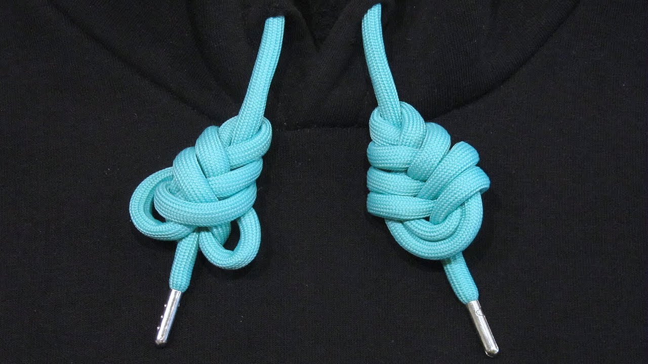 2 Ways to Tie Hoodie Strings cool. Easy instructions for tying ...