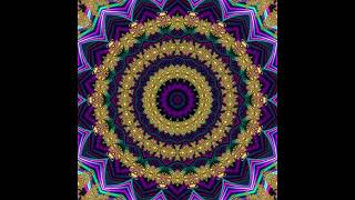 2024 Total Eclipse Fractal Mandala Zoom One 4k 47 second animation