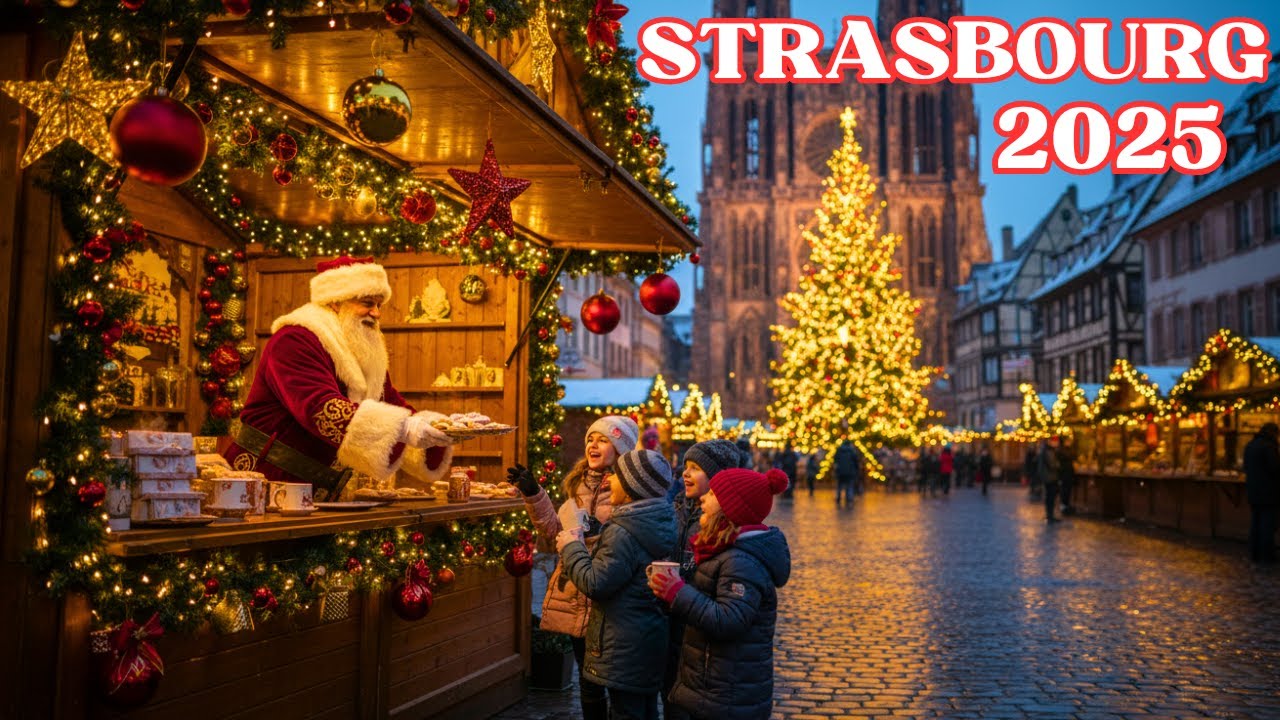 🎄Strasbourg 2025 ✨Christmas Market: The MOST MAGICAL in All of Europe? 🎄 4K