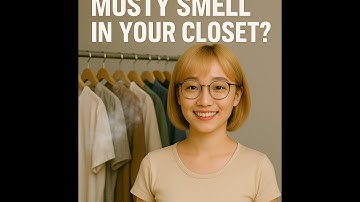 What causes a musty smell in your closet?