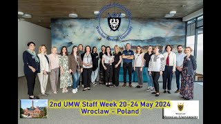 2nd UMW Staff week, 20-24 May 2024, Wroclaw Poland 🇵🇱