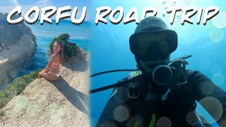 Scuba diving in Corfu and road trip in the north of the Island | Canal d’Amour and Sidari 🇬🇷