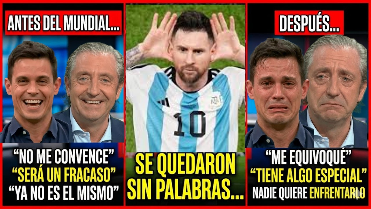 LA PRENSA ESPAÑOLA SE BURLÓ... HASTA QUE MESSI LOS DEJÓ SIN PALABRAS