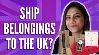 MOVING YOUR THINGS TO THE UK FROM INDIA | Cheapest Way of Shipping | Move to UK from India