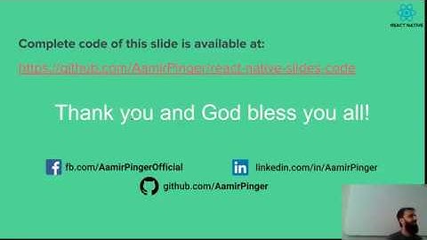 PIAIC | React Native Class 1 Part 13/13 By Aamir Pinger | Urdu / Hindi