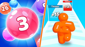 Marble Run 3D vs Tall Man Run - All Level Gameplay Android,iOS - NEW LEVELS Best Games