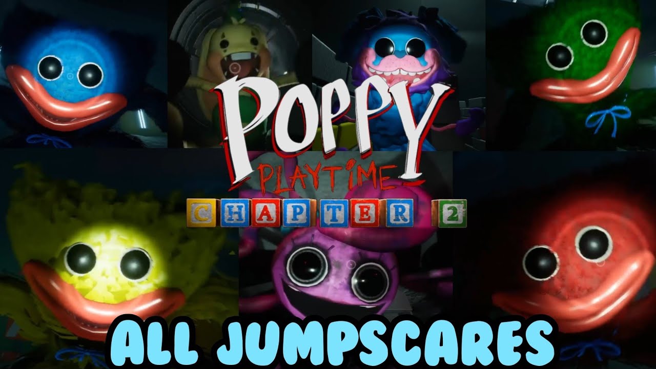 Poppy Playtime Chapter 2 ALL NEW JUMPSCARE ANIMATIONS 