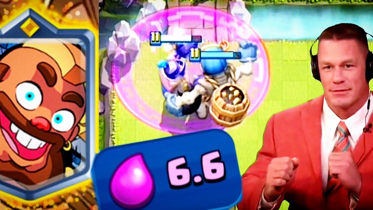 SUPER CHAMPION HOG RIDER DECK 6.6 ELIXIR | CLASH ROYALE - YouTube