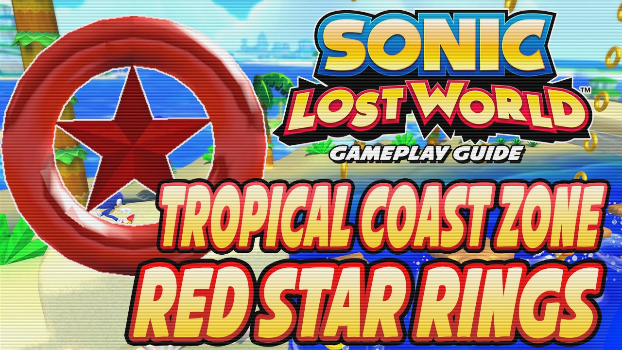 Sonic Lost World (Wii U) - Tropical Coast Zone Red Ring Locations (Guide)