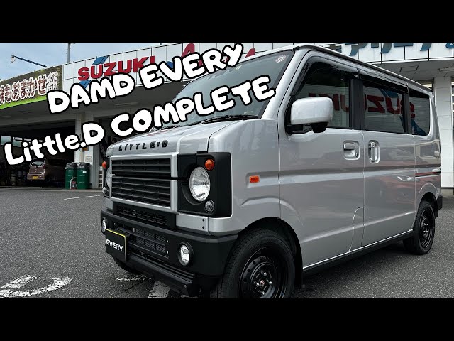 エブリィカスタム】無骨スタイルの仕事車両!?シルバー&ブラック