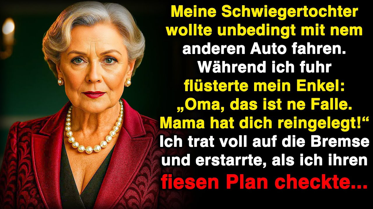 „Oma, es ist eine Falle“ — Mein Enkel rettete mich vor dem bösen Plan meiner Schwiegertochter!