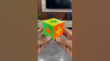 Plus Sign➕ Pattern on 5x5 Rubik’s cube #rubikscube #cube #5x5