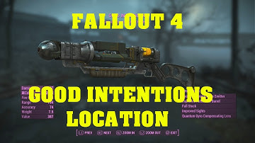 FALLOUT 4 Rare Weapon Guide - Good Intentions