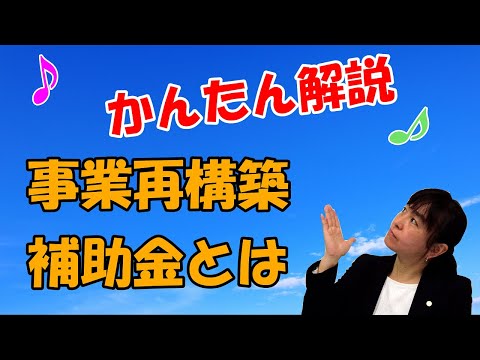 【事業再構築補助金1】現役行政書士が説明。事業再構築補助金について普段補助金や助成金といったものへの申請を行うことがない方にもご理解いただけるように動画作成しました。コロナに負けるな！【かんたん解説】