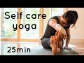Yoga pour soins personnels  concentration sur le haut du corps  dstresser  pratique du soir  25min