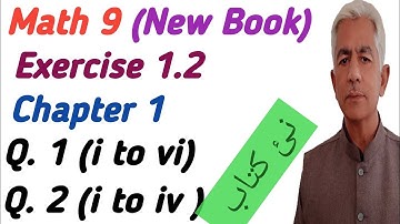 Math-9th | New Book | ex 1.2 q.1 | chapter 1 @khalidMehmood-sp2ql