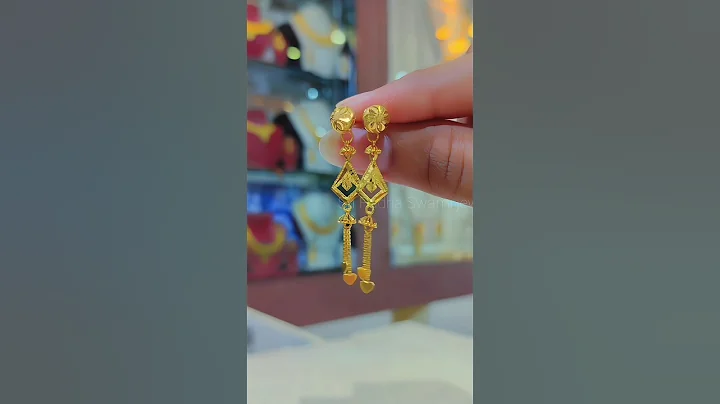 Gold lari Earring design #shorts #viral #jewellery #jewellerydesign #gold #trending #earring #viral