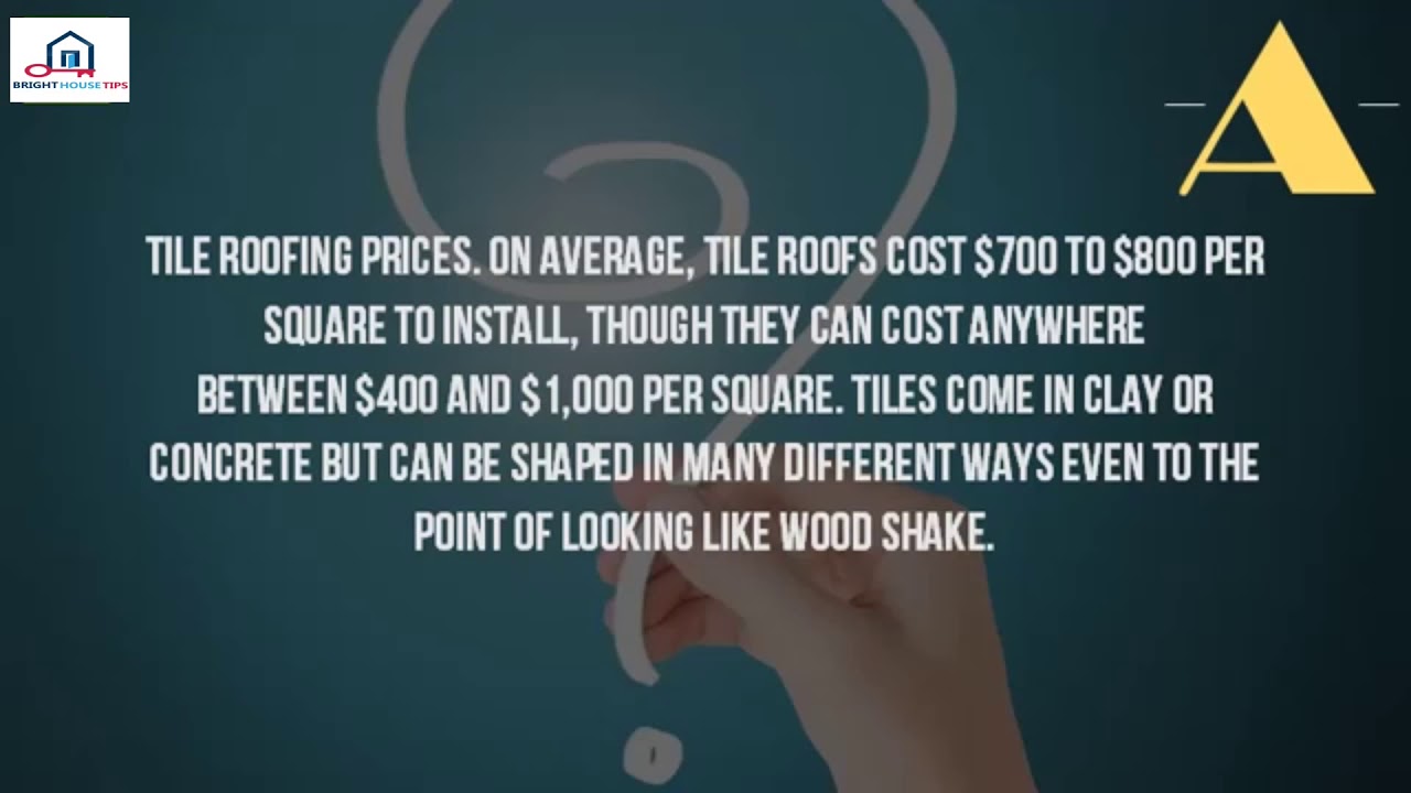 How Much Does It Cost To Replace A Tile Roof%3F - YouTube