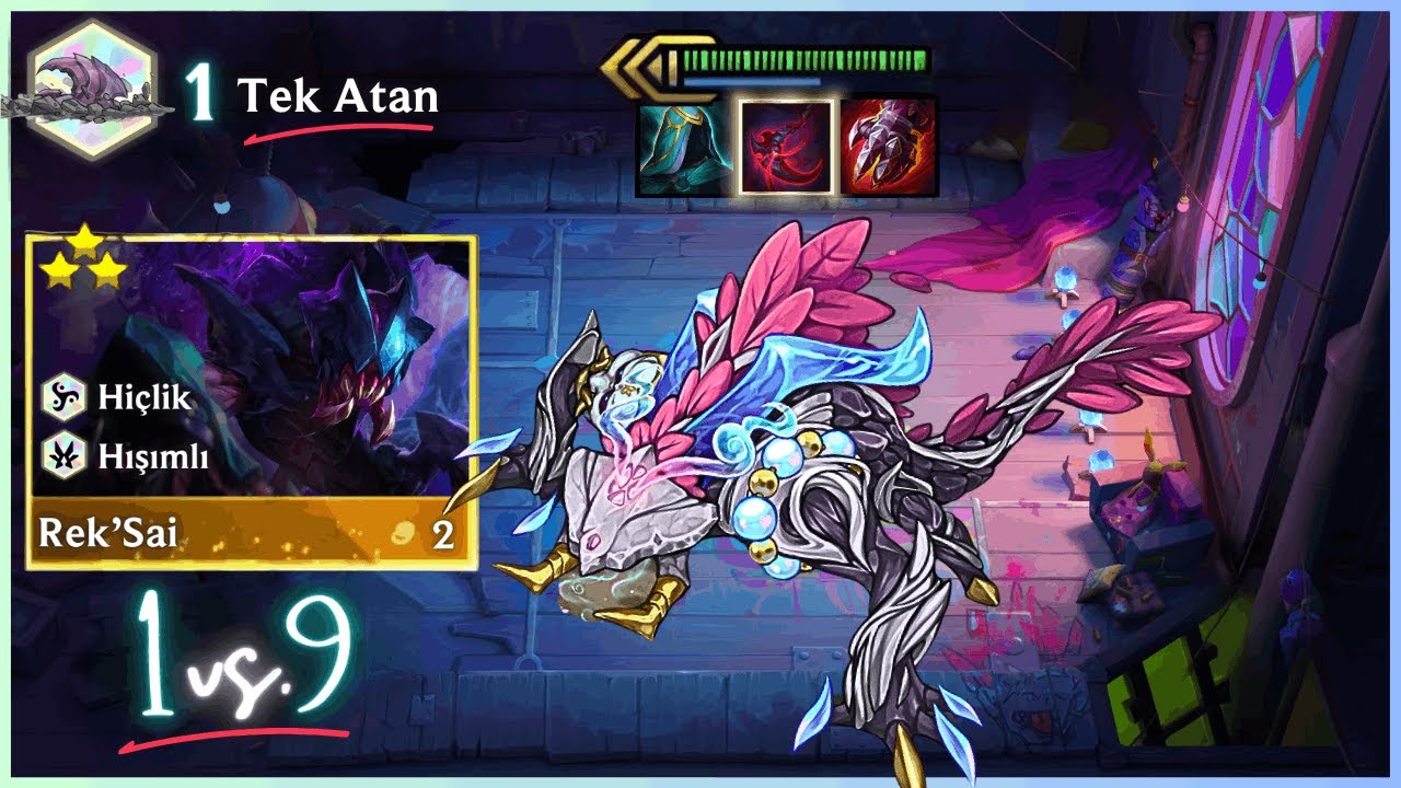 EUW +800 LP'DE ⭐⭐⭐ REK'SAI CARRY DENEDİM! | SET 16 | OVERRATED TFT