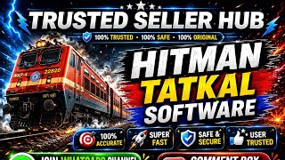🔥 HITMAN TATKAL SOFTWARE 🔥🚆 LIVE BOOKING | ⚡ SUPERFAST RESULTS screenshot 3