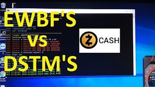 DSTM's Vs. EWBF's Equihash Miner \\ Which is better? HASRATES zcash 🔥🔥🔥