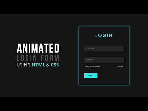 How to Make a Login Form Using HTML and CSS [Under 8 Minutes]