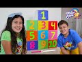 Maria Clara e JP ensinam a contar até 10 - Мария Клара и JP учат считать до 10