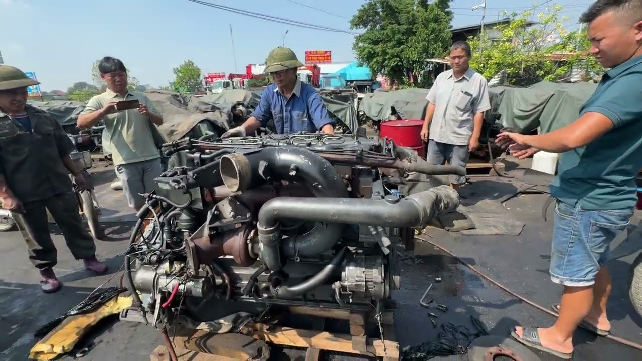 ĐỘNG CƠ HƯNG THỊNH | HUYNDAI 6D22 ,VT 2200 ,ML 360P/S,NÒNG 1 TẤC 30, Bán cho Anh Trai Nước Lào .