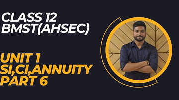 Class 12 BMST Unit 1|Lecture 6|AHSEC|@binaymaheshwari2808