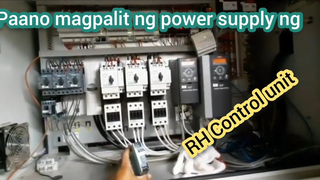 Paano magpalit ng power supply ng RH. Control Unit... YouTube