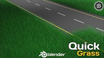 Low poly Grass in Blender | Quick Grass for blender scene