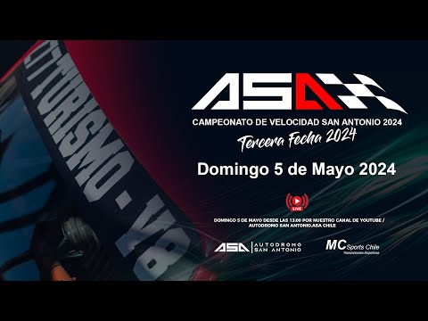 TERCERA FECHA: CAMPEONATO DE VELOCIDAD ASA SAN ANTONIO 2024