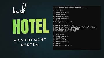 Hotel Management System in C++ | Complete Project Tutorial for Beginners | Modern Programming